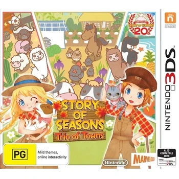 Marvelous Story Of Seasons Trio Of Towns Refurbished Nintendo 3DS Game